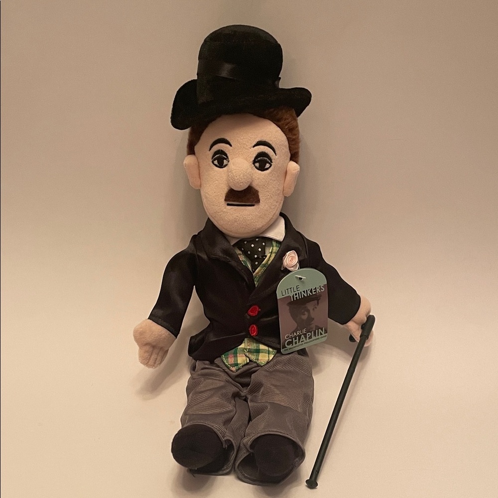 ⭐️NWT LITTLE THINKERS CHARLIE CHAPLIN Learning by Unemployed Philosopher Guild